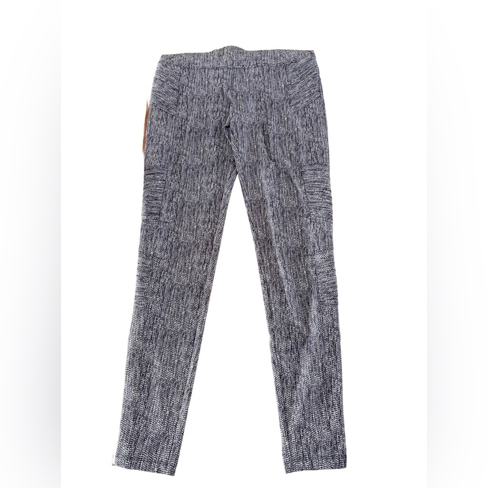 Athleta Black and Gray Herringbone Leggings